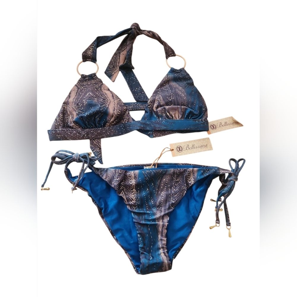 Bellissima Bikini Bathing Suit 2 Piece Women's Size XL NWT